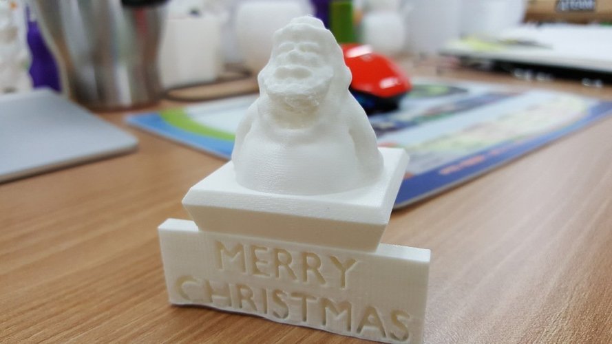 Santa Christmas Statue 3D Print 55137