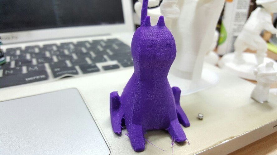 Ugly Cat 3D Print 55138