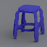 Printable seat with no back or arms support - Thumbnail 2