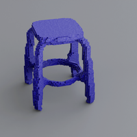 Printable seat with no back or arms support - Thumbnail 3
