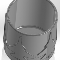 Round pen cup with five Su-35 silhouettes - Thumbnail 2