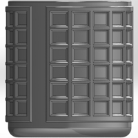 Round pen cup with windows - Thumbnail 3