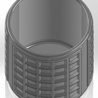 Round pen cup with windows - Thumbnail 4