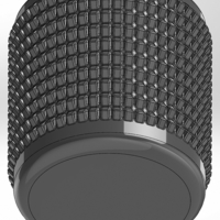 Round pen cup with three-sided prisms - Thumbnail 3