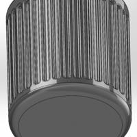 Round pen cup with shortened vertical slits - Thumbnail 3