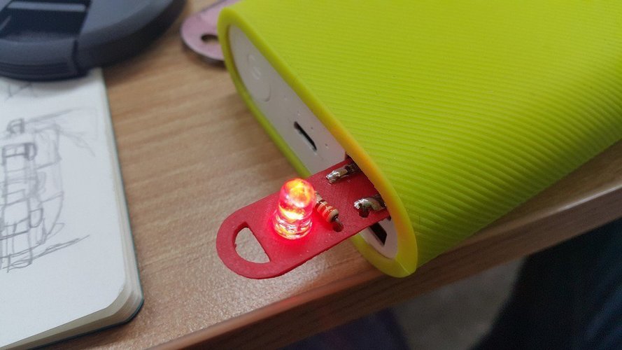 USB Powered LED Flash Light 3D Print 55152