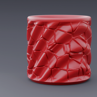 Pen Holder Voronoi Pattern - Thumbnail 1