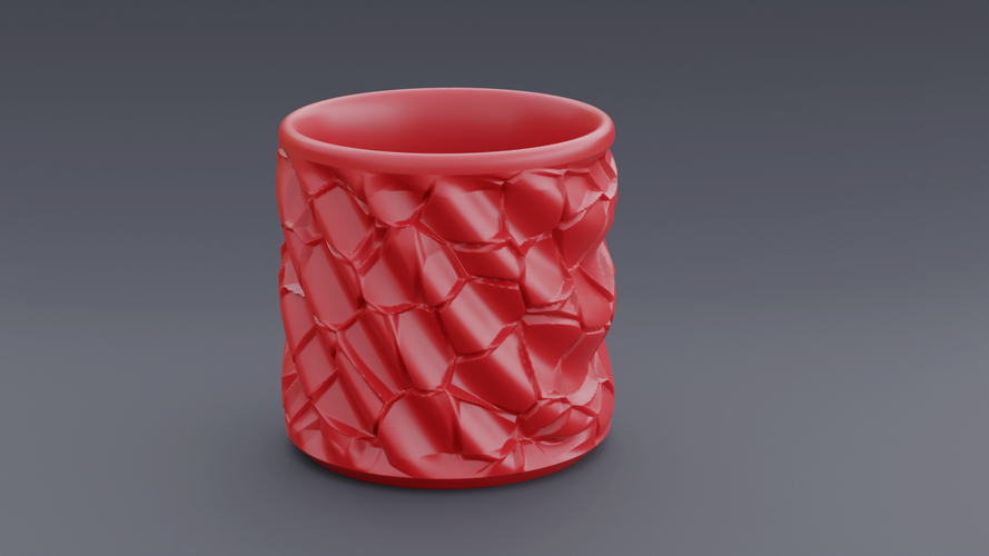 Pen Holder Voronoi Pattern