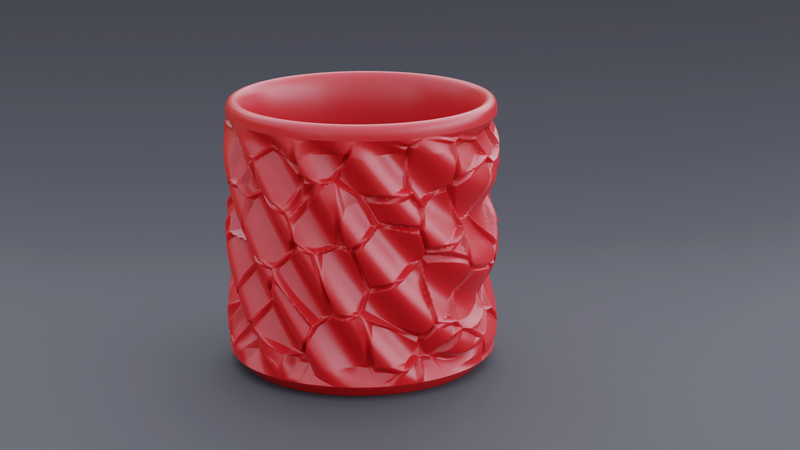 Pen Holder Voronoi Pattern