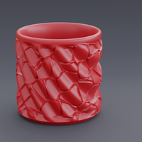 Pen Holder Voronoi Pattern - Thumbnail 4