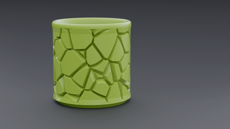 Pen Holder Voronoi Pattern