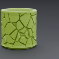 Pen Holder Voronoi Pattern - Thumbnail 1