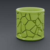 Pen Holder Voronoi Pattern - Thumbnail 4