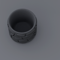 Pen Holder Voronoi Pattern - Thumbnail 1