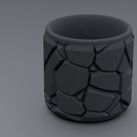 Pen Holder Voronoi Pattern - Thumbnail 3