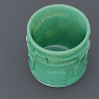 Pen Holder Square Pattern - Thumbnail 2