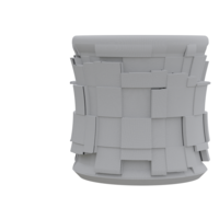 Pen Holder Square Pattern - Thumbnail 4