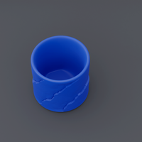 Pen Holder Rough Surface Pattern - Thumbnail 4