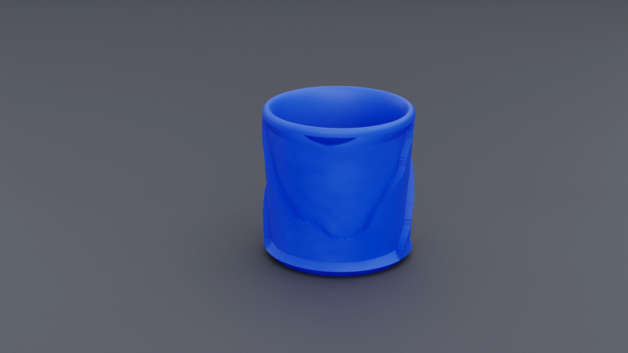 Pen Holder Rough Surface Pattern