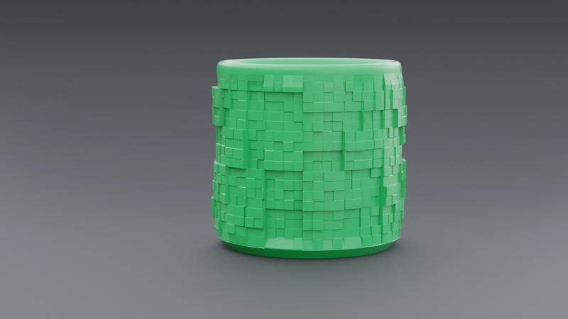 Pen Holder Square Pattern