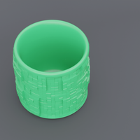 Pen Holder Square Pattern - Thumbnail 2