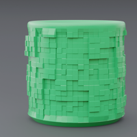 Pen Holder Square Pattern - Thumbnail 3