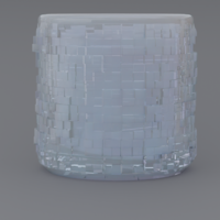 Pen Holder Squares Pattern - Thumbnail 2