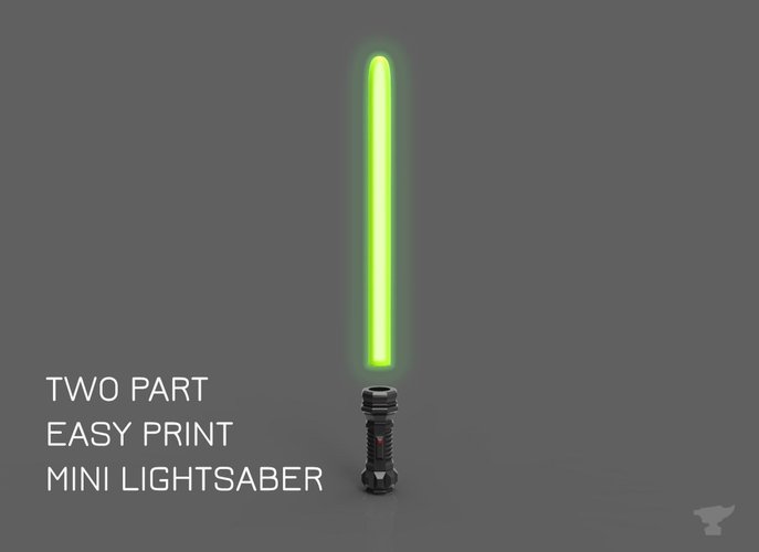 Mini Lightsaber - two parts 3D Print 55159