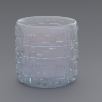 Pen Holder Squares Pattern - Thumbnail 5