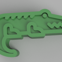 3D CROCODILE MODEL - Thumbnail 1
