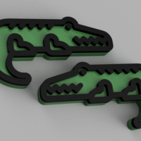 3D CROCODILE MODEL - Thumbnail 2