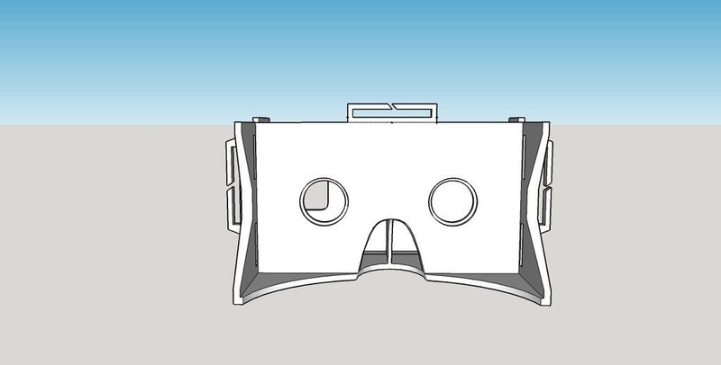 Google cardboard for Galaxy S5 W/Head strap mounts and USB port 