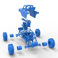 Mud dragster Version 4 Scale 1:25 - Thumbnail 25