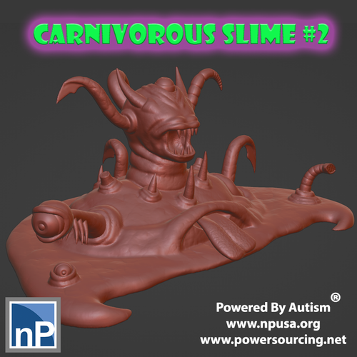 Giant Carnivorous Slime 2 3D Print 552066