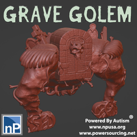 Small Grave Golem 3D Printing 552068