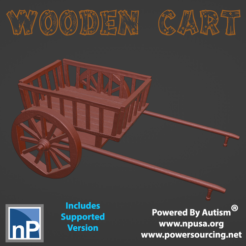 Wooden Cart 3D Print 552070