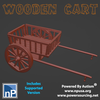 Small Wooden Cart 3D Printing 552070