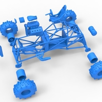 Mud dragster Base Version 2 Scale 1:25 - Thumbnail 20