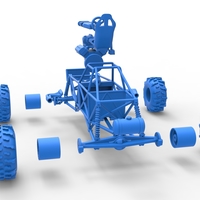 Mud dragster Base Version 2 Scale 1:25 - Thumbnail 25