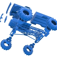 Redneck Rave Mud truck Scale 1:25 - Thumbnail 20