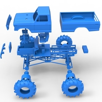 Redneck Rave Mud truck Scale 1:25 - Thumbnail 23