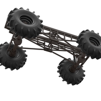 Chassis of Redneck Rave Mud truck 1:25 - Thumbnail 3