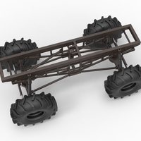 Chassis of Redneck Rave Mud truck 1:25 - Thumbnail 4