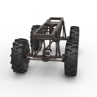 Chassis of Redneck Rave Mud truck 1:25 - Thumbnail 5