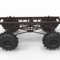 Chassis of Redneck Rave Mud truck 1:25 - Thumbnail 10