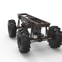 Chassis of Redneck Rave Mud truck 1:25 - Thumbnail 13
