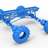 Chassis of Redneck Rave Mud truck 1:25 - Thumbnail 14