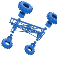 Chassis of Redneck Rave Mud truck 1:25 - Thumbnail 16