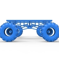 Chassis of Redneck Rave Mud truck 1:25 - Thumbnail 18