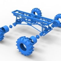 Chassis of Redneck Rave Mud truck 1:25 - Thumbnail 20